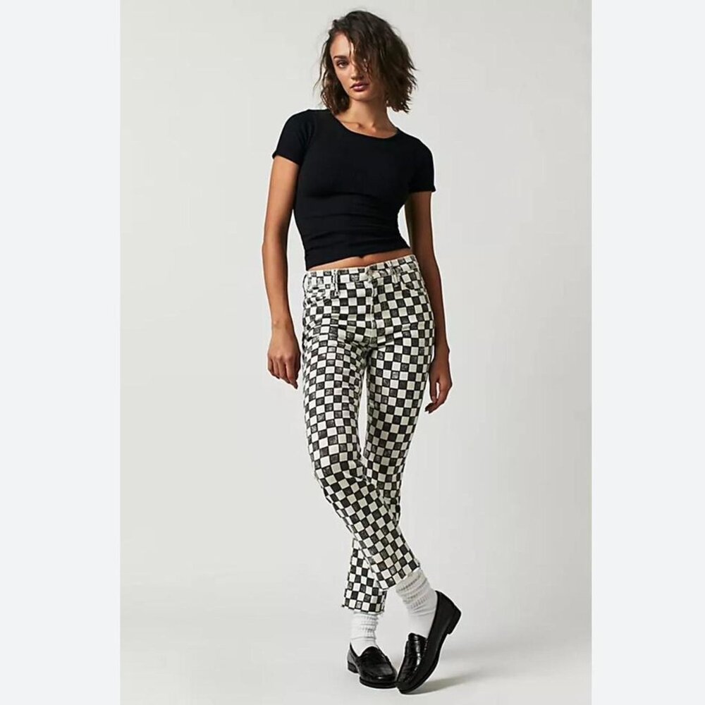 Free People Mother Insider Ankle fray jeans